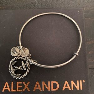 Alex & Ani Anchor Silver Bracelet